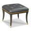 Sydney Square Leather Ottoman