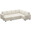 Canapé-lit modulaire en L avec repose-pieds Shavera-1443747864