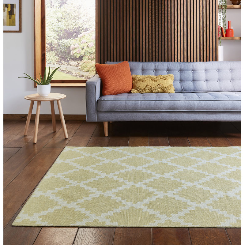 Scion Floral Area Rug, Yellow, Rectangle 185 x 290 cm