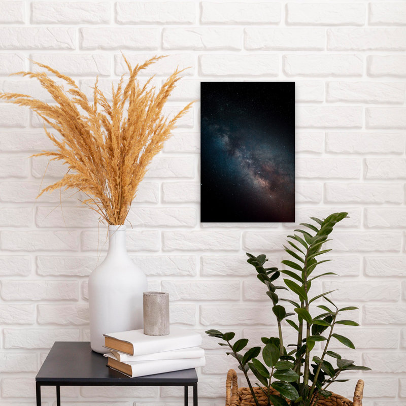 Celestial Dreamscape Abstract Contemporary Wall Art, 18" H x 12" W