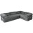 Cniyah Convertible Boneless L-Shaped Corduroy Sectional Sofa Bed-114114609