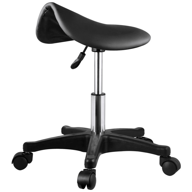 Saddle Stool with Wheels