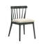Chaises de salle à manger pliantes rustiques en bois massif 2 pièces rustiques au design, dossier confortable, installation rapide pour les chaises d'extérieur, structure en bois, assise ergonomique, assemblage facile-208480674