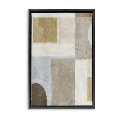 Cadre flottant Subtle Drift Geometrics, design par Emma Peal