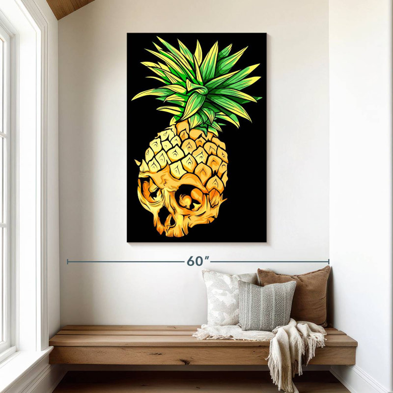 Crâne d'ananas Kerner, H 48 po x l 32 po