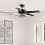 Ventilateur de plafond 52 po avec ensemble d'éclairage Gloristeen