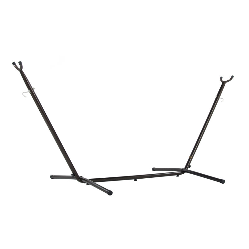 Carina Steel Standard Hammock Stand, 111.76cm H x 121.92cm W x 274.32cm D, Oil Rubbed Bronze