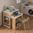 Kitchen Island With Extendable Dining Table, Double-sided Storage, 2 Drawers, Power Outlet-1374276036-1374276033