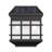 Rutland Decorative Wall Mount Solar Powered Lighting for Decks and Fencing-101071843