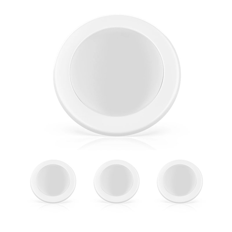 Nante Aluminum LED Flush Mount, 1.34" H x 7.28" W x 7.28" D, 15W, 4000K