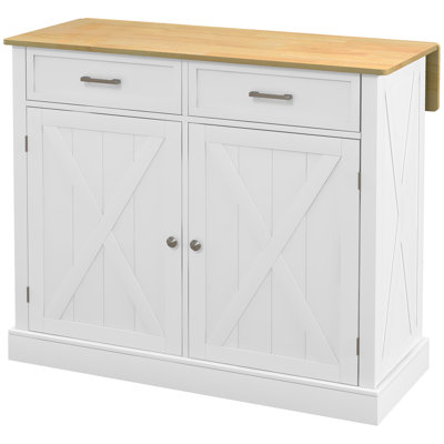 Waynisha Kitchen Island with Solid Wood Top by Gracie Oaks