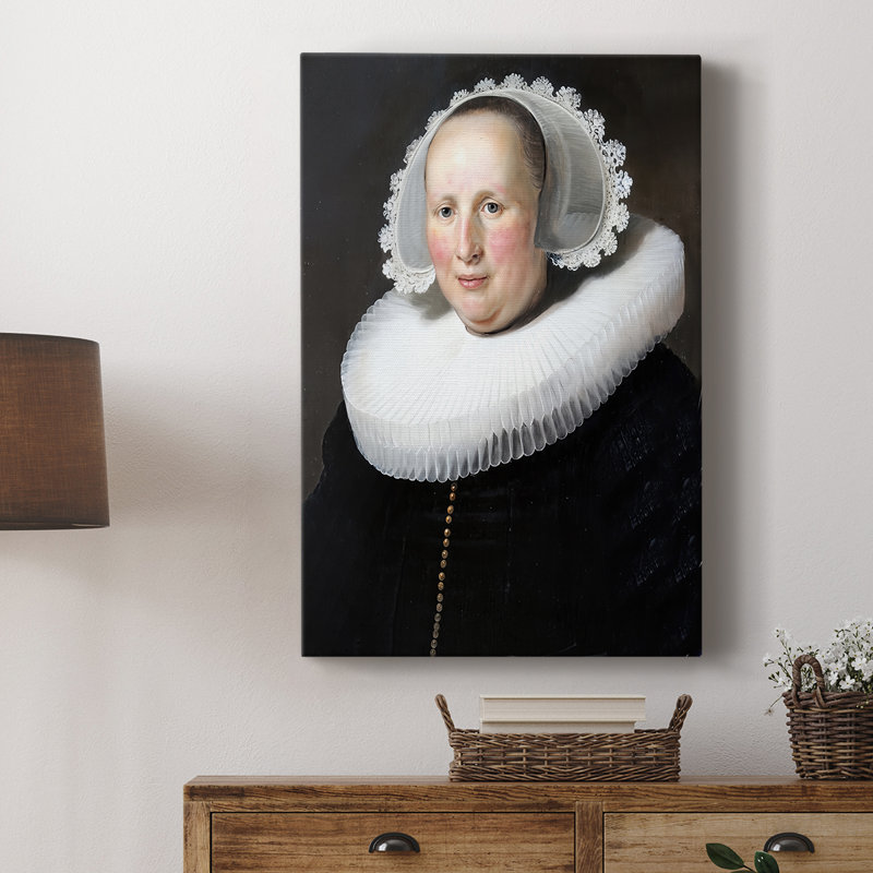 Portrait de Maertgen van Bilderbeecq - Toile tendue sur châssis par Rembrandt van Rijn, 8 x 12