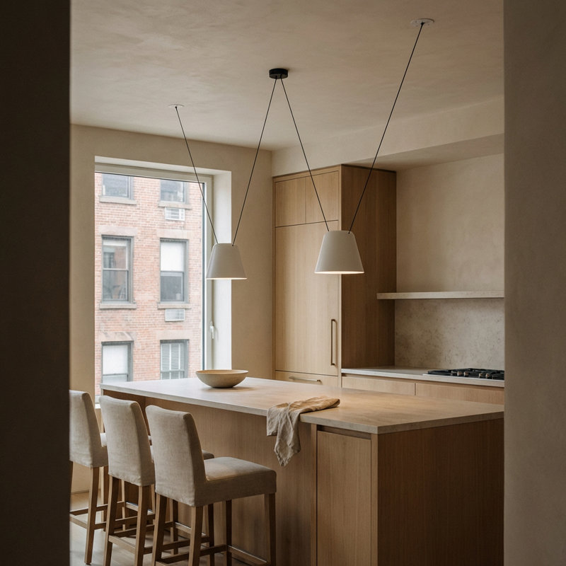 Attic 2 - Light Pendant, 86.63" H x 78.75" W x 9.5" D, Gold