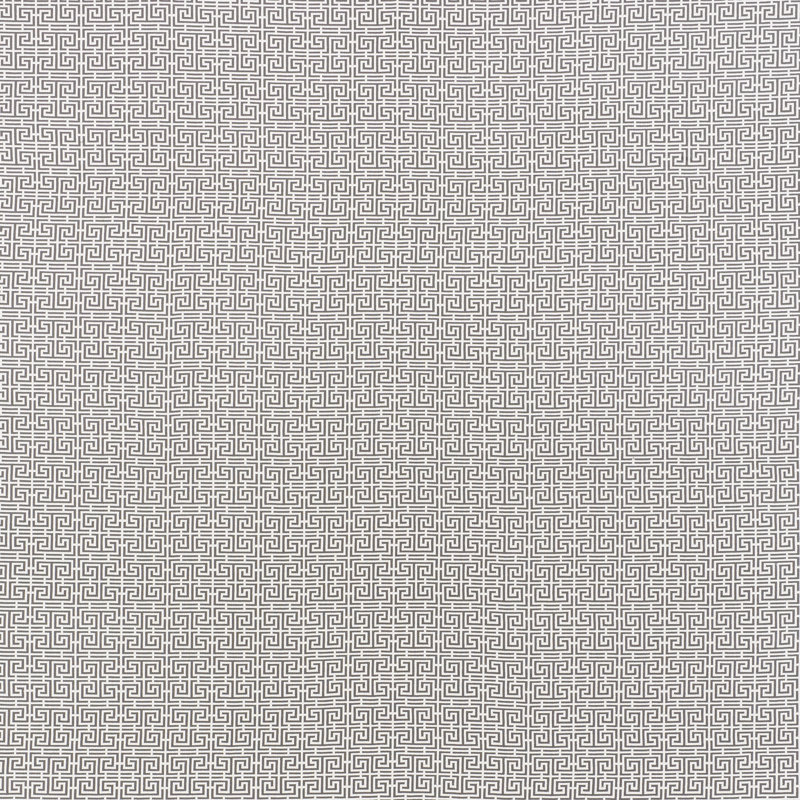 Tissu frettes Chinois, Gris / Blanc