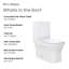 Toilette carrée une pièce à double chasse 1,1 / 1,6 GPP Concorde en blanc mat-1082182212-1125190072