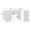 Bureau, finition blanche