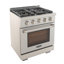 30 in. 4.2 cu. ft. Natural Gas Range and Convection Oven in Light Blue with True Simmer Burners-1953421400-1953421734