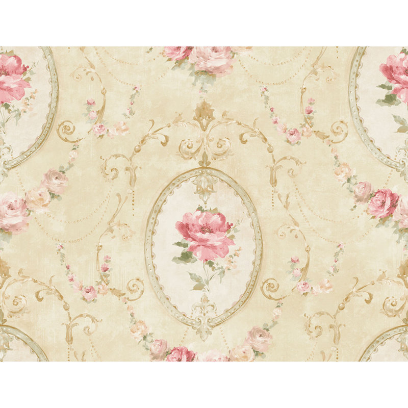 Médaillon, Orange / rose
