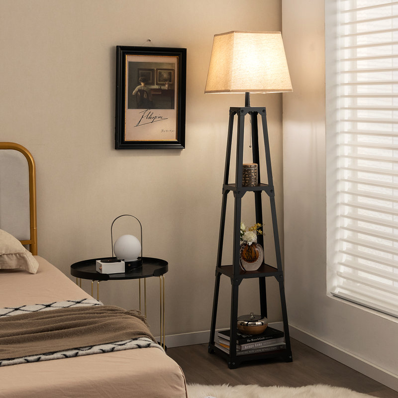 Lampe sur pied colonne 62 po Burel