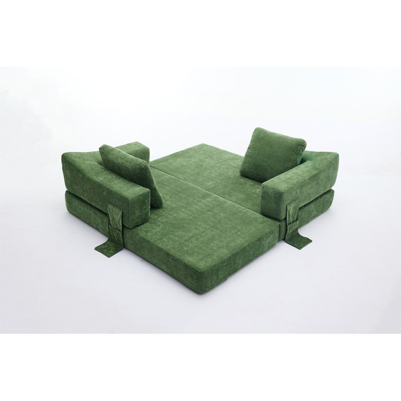 Modern Minimalist Sofa, Green