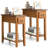 Isobel Solid Wood Top End Table Set with Storage