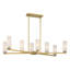 Lustre linéaire à 8 lumières 40,25 po Wexmere-124488117-124488116