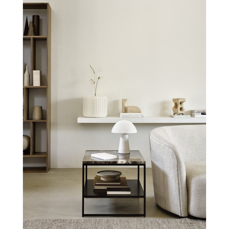 Pi Solid Wood Bookends, Cream