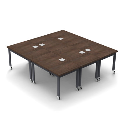 Tod 10 Person Conference Meeting Table Complete 6 Tables Set