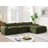 116'' Fully Compressed Sofa With High Density Foam, Integrated Backrest&Seat Cushion, Decorative Edging, Legless Design Without Frame, No Assembly Required, Free Combination, Particle Chenille-1996800081