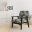 Fauteuil d'appoint rembourré style bohémien et éclectique Coastal Breeze