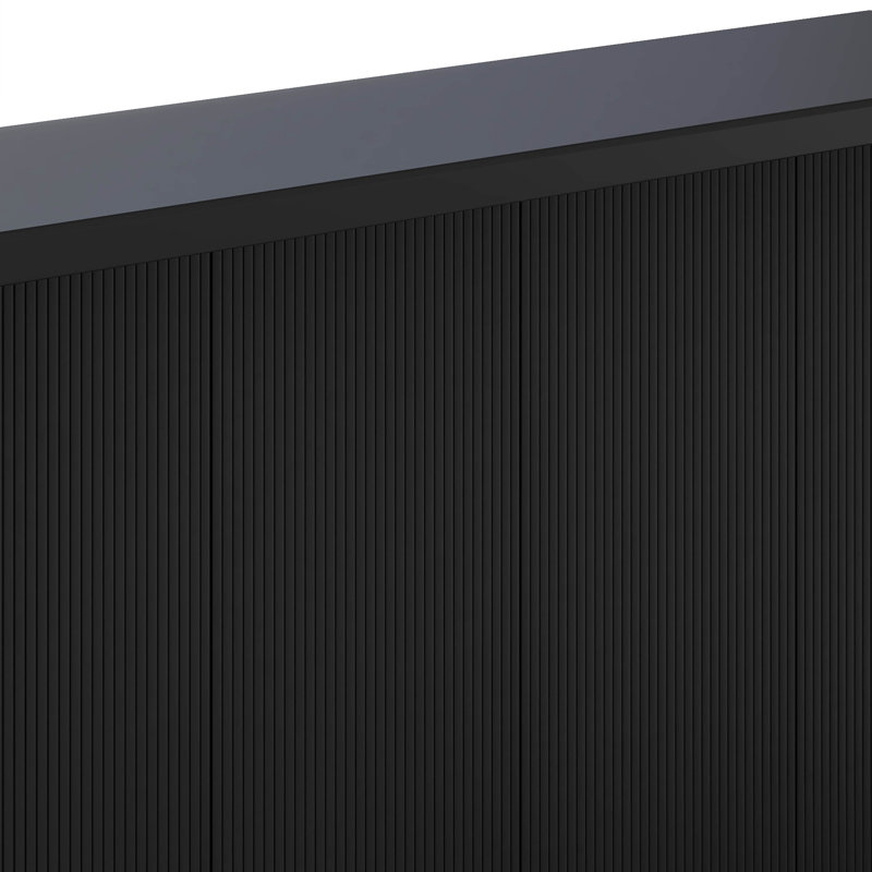 Console en bois, Noir