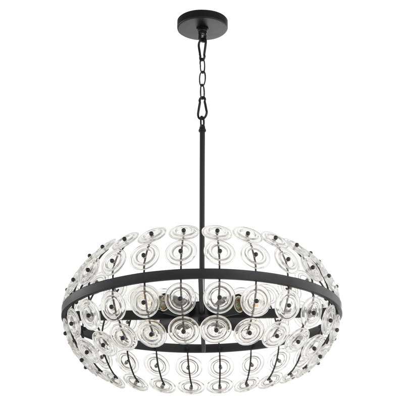 Selena 4 - Light Chandelier, Matte Black