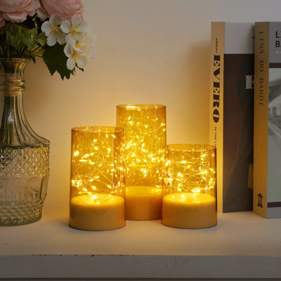 Scented Unscented Flameless Tumbler Candle