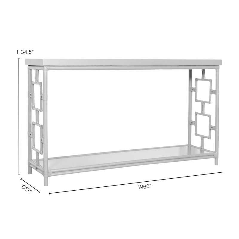 Sobe 60'' W Console Table, Navy