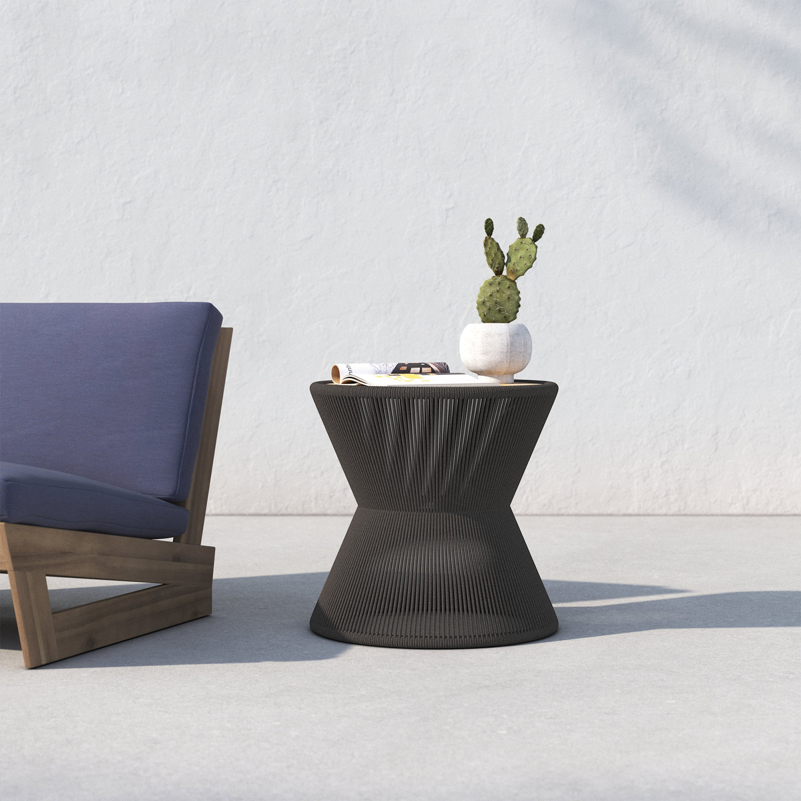 Brewster 19.5'' Teak Outdoor Side Table