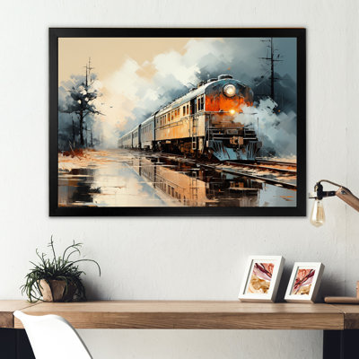 «Abstract Train Sublime Landscape III», reproduction sur toile