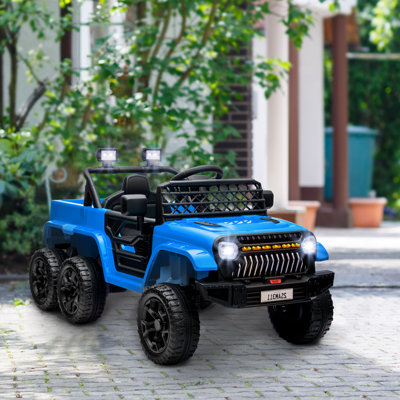 Qaba Kids Electric Car with Remote Control, Spring Suspension System