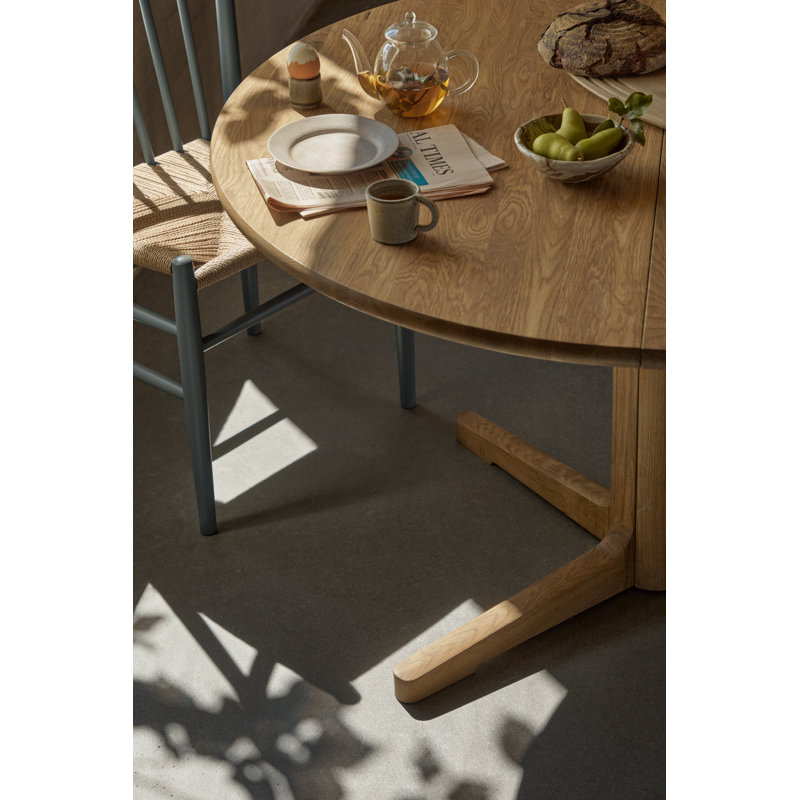 Ry Round Solid Oak Dining Table
