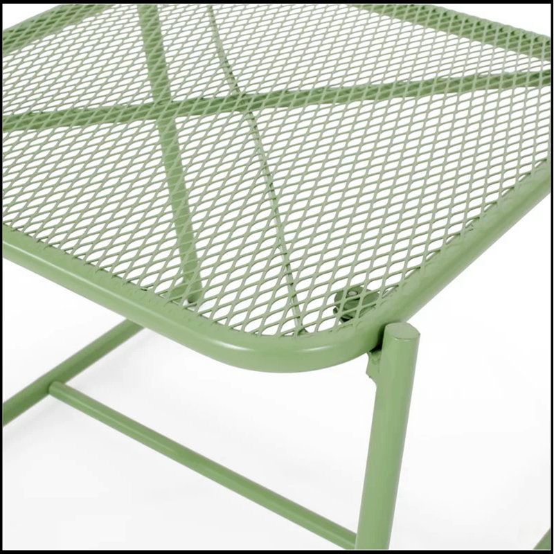 Elba 15.5"H Side Table, 16.25" H x 19.5" W x 18" D, Green