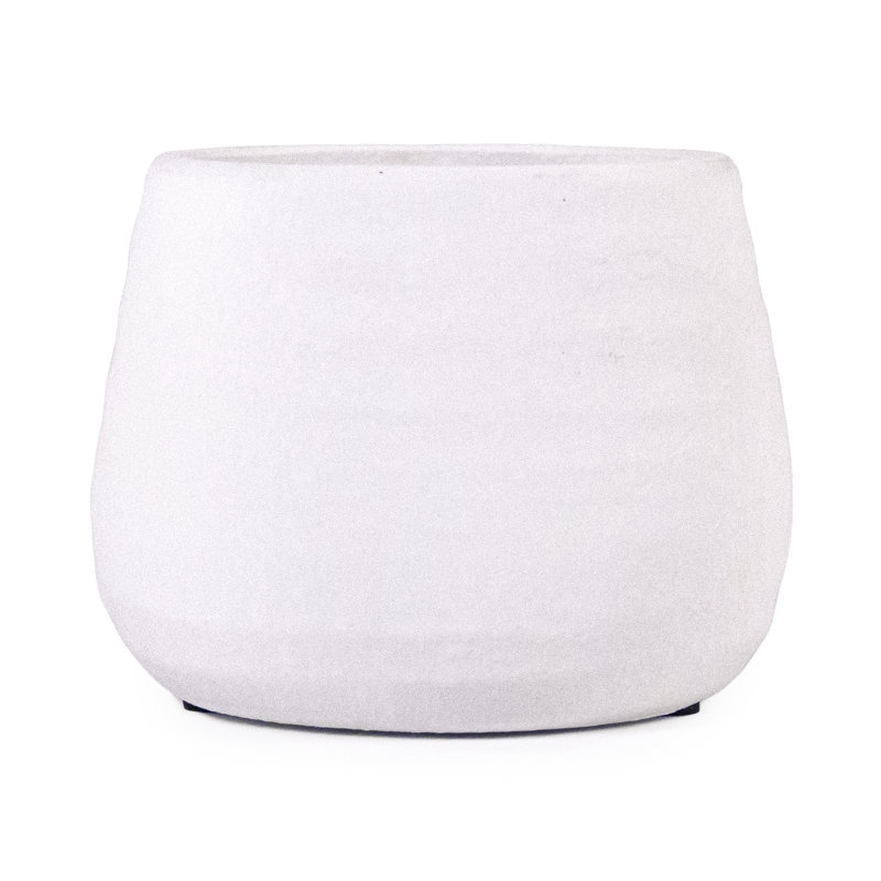 Ceramic Table Vase, 4.75" H x 6.5" W x 6.5" D