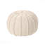 Pouf rond en coton Bordeaux-106806901