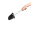 Porte-brosse de toilette en métal avec base lestée et poils en silicone 16 po Moorefield-110590278