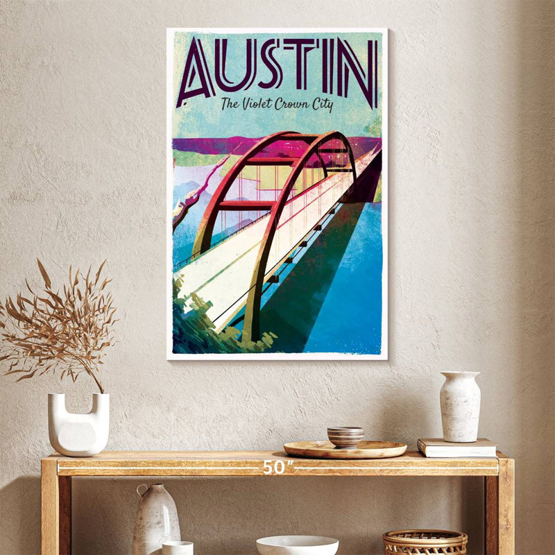 Austin Poster, 39" H x 26" W