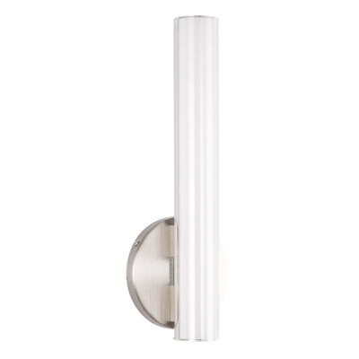 Tole 14-in Black dimmable LED Wall Sconce