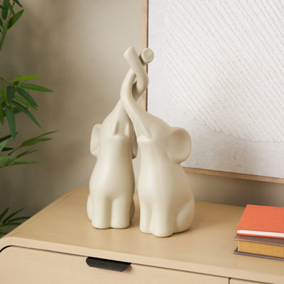 Sculpture Cole and Grey Elephant