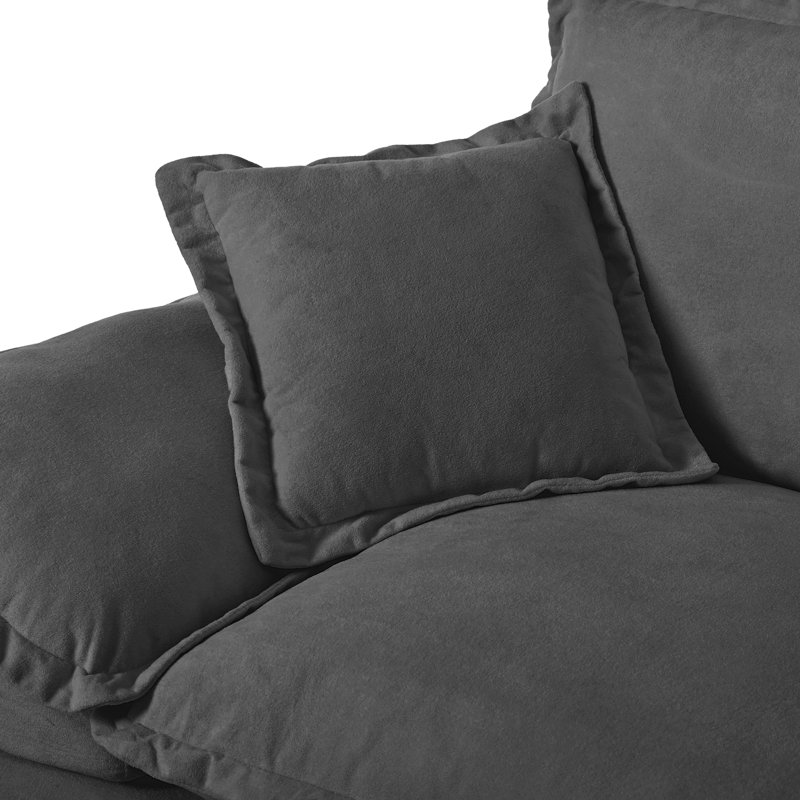 Sailboat-Inspired Modular Cloud Sofa With Removable Ottoman
