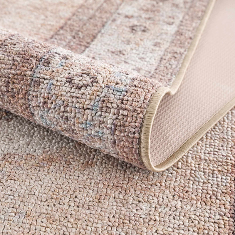 Tapis brun Anali, Rectangle 2 pi 7 po x 4 pi