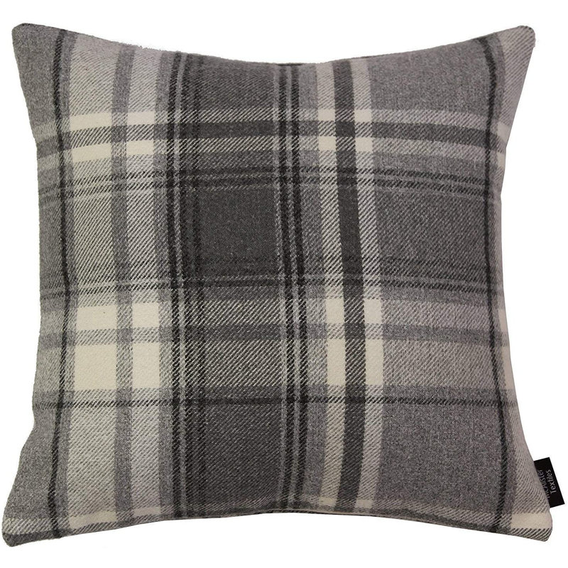 Plaid Outdoor Reversible Pillow Cover