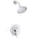 July Rite-Temp Shower Trim with Lever Handle and 1.75 Gpm Showerhead