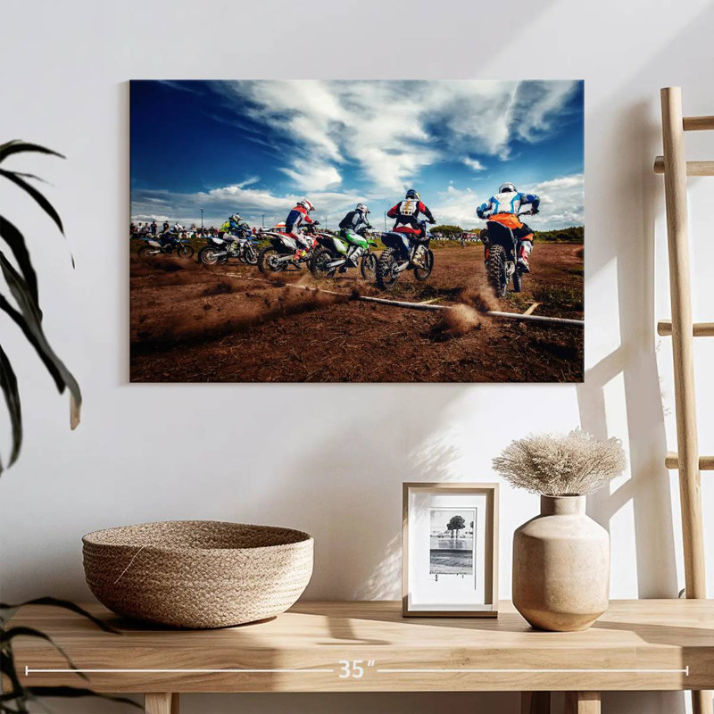 Sireci Motorcycles, 16" H x 24" W